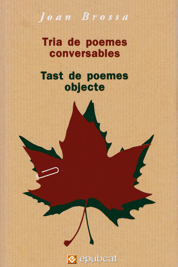 Tria de poemes conversables. Tast de poemes objecte