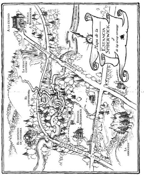 Mapa de la estancia Spiderwick