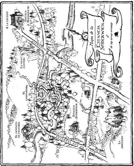 Mapa de la estancia Spiderwick