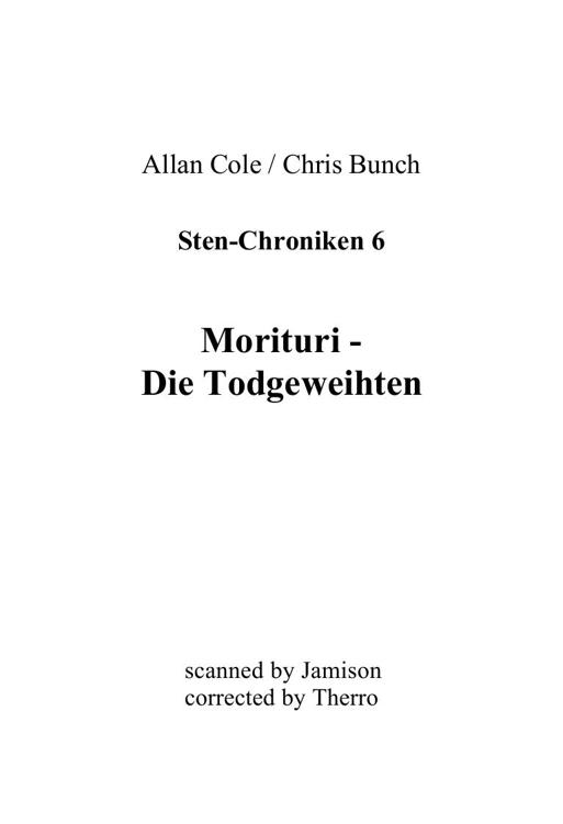 Sten 6 - Morituri-Die Todgeweihten