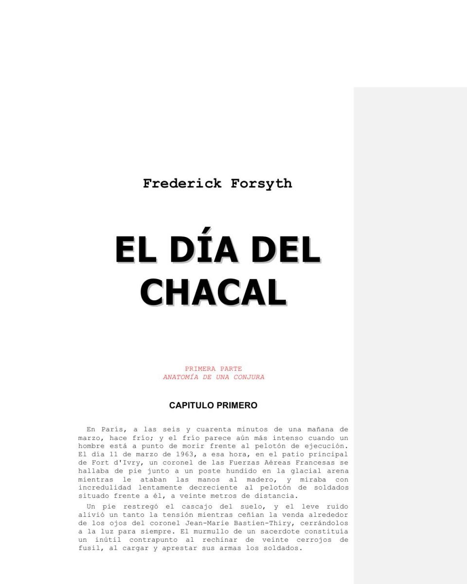 El día del chacal