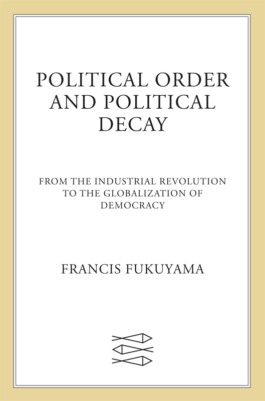 Political Order and Political Decay