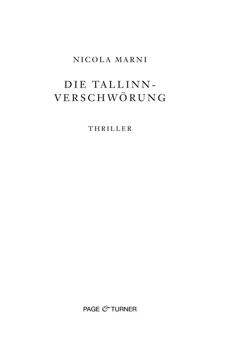 Die Tallinn-Verschwörung