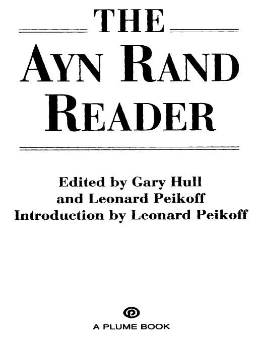 Ayn Rand Reader