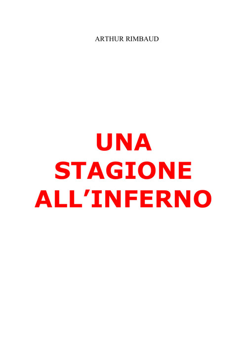 Una stagione all'inferno