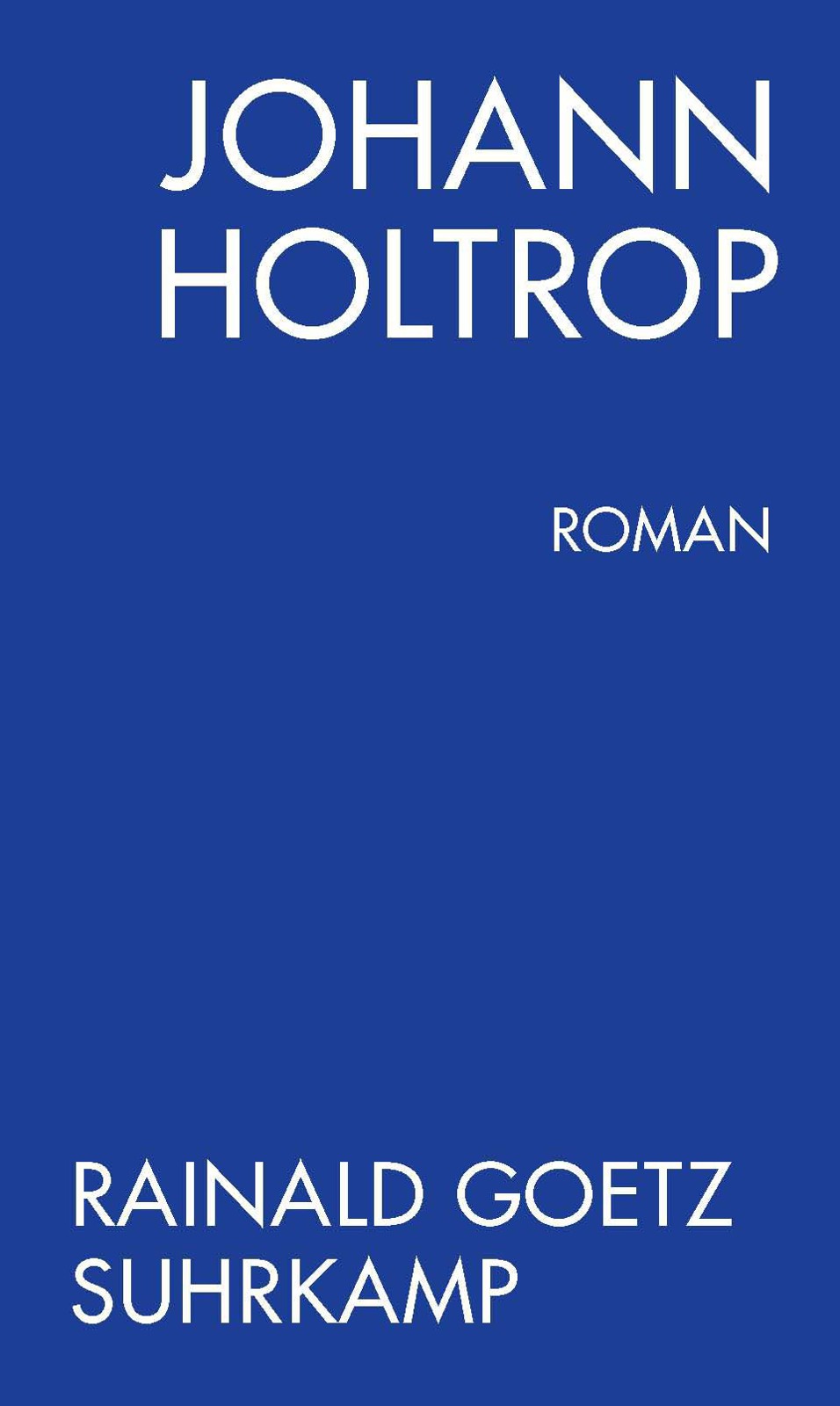 Johann Holtrop. Abriss der Gesellschaft. Roman