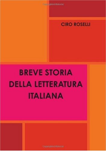 Breve Storia Della Letteratura Italiana