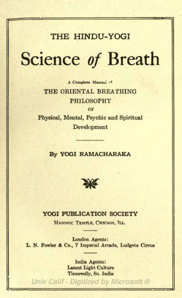 The Hindu-Yogi Science of Breath